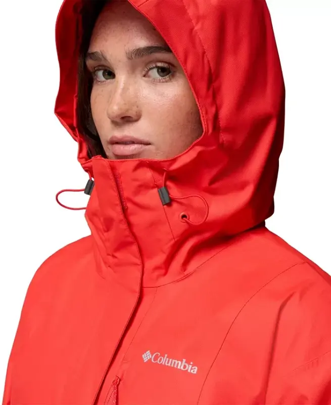 Women's Hikebound II Hooded Waterproof Jacket - Poppy Red - 9