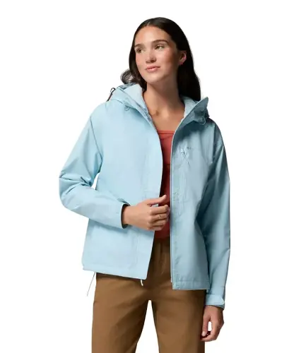 Women's Hikebound II Hooded Waterproof Jacket - Marine Light - 2
