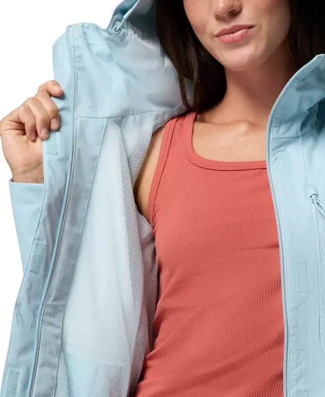 Women's Hikebound II Hooded Waterproof Jacket - Marine Light - 4
