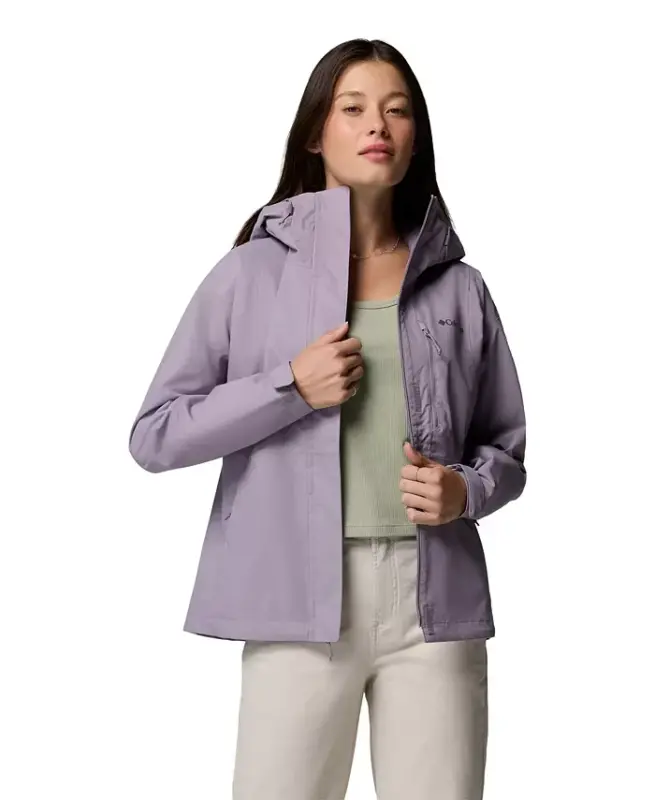 Women's Hikebound II Hooded Waterproof Jacket - Shale Purple - 3