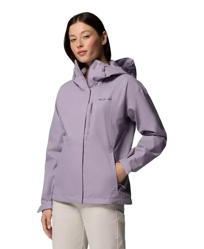Women's Hikebound II Hooded Waterproof Jacket - Shale Purple - 4