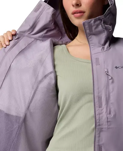 Women's Hikebound II Hooded Waterproof Jacket - Shale Purple - 7