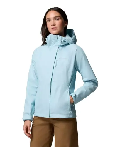 Women's Hikebound II Hooded Waterproof Jacket - Marine Light 