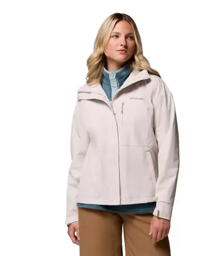 Women's Hikebound II Hooded Waterproof Jacket - Dark Stone 