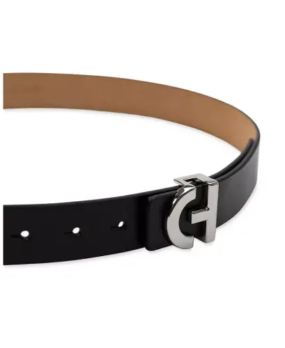 Women's Signature CH Plaque Buckle Belt - Black - 3