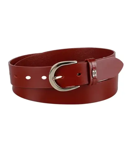 Women's Signature Leather Jean Belt-Red 