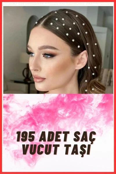 Kadın Incili Sticker Saç Vücut Ve Yüz Taşı - ERYÜREK STORE