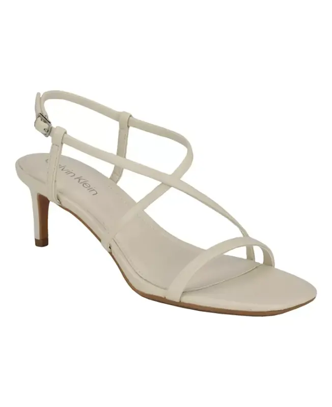 Kadın Ishaya İpli Alçak Stiletto Sandaletler - 1