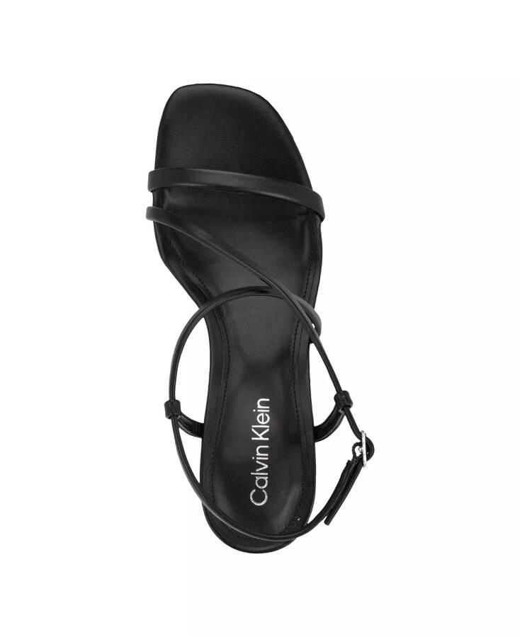 Women's Ishaya Strappy Low Stiletto Sandals - Black - 9