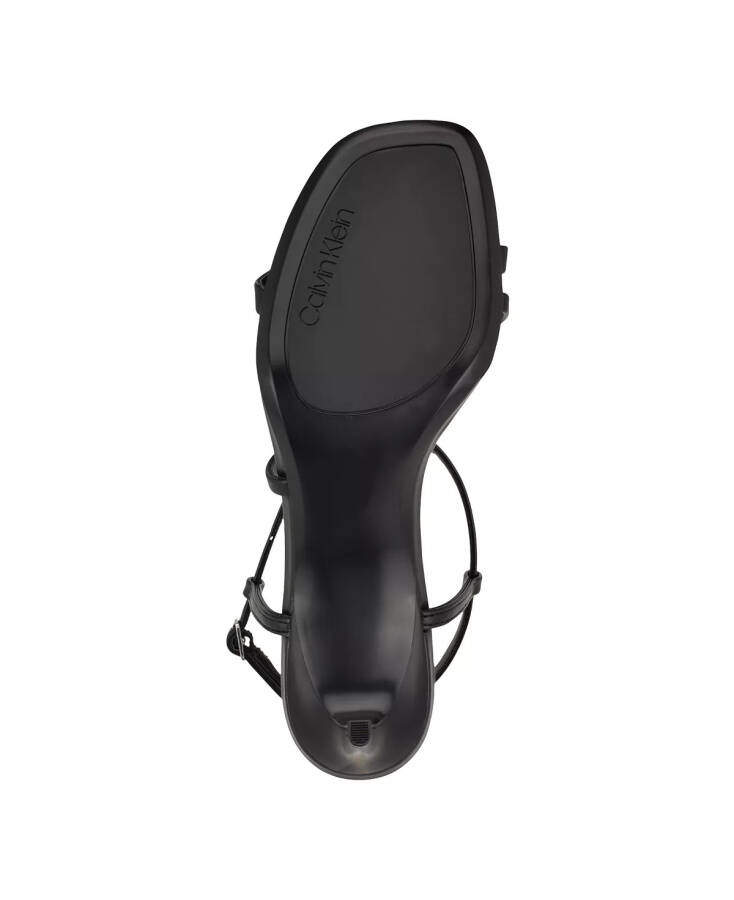 Women's Ishaya Strappy Low Stiletto Sandals - Black - 10