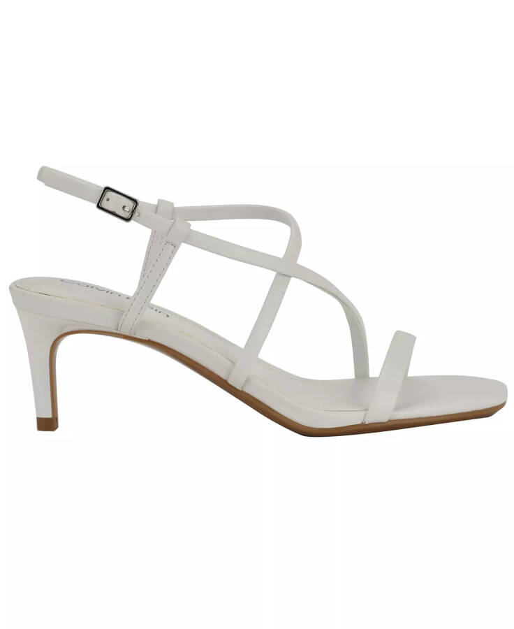 Women's Ishaya Strappy Low Stiletto Sandals - White - 7