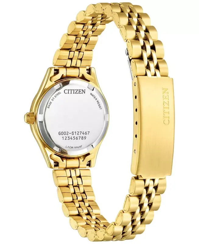 Women's Embellished Gold-Tone Stainless Steel Bracelet Watch 26mm - Gold-tone - 3