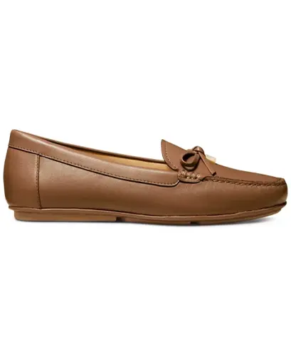 Women's Juliette Moccasin Loafer Flats-Luggage - MICHAEL KORS (1)