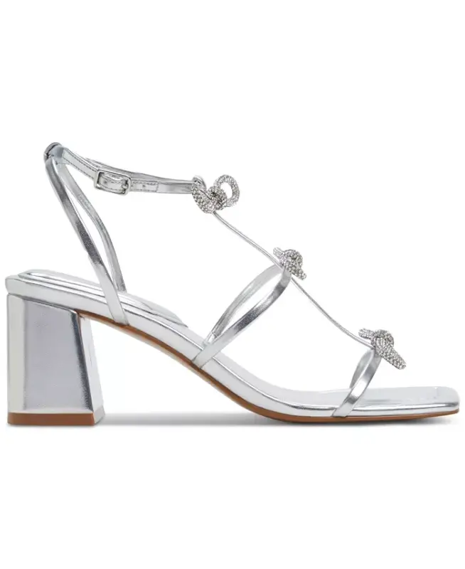 Women's Kaeli Strappy Dress Sandals - Silver - 2