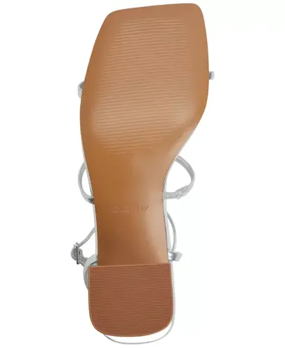 Women's Kaeli Strappy Dress Sandals - Silver - 5