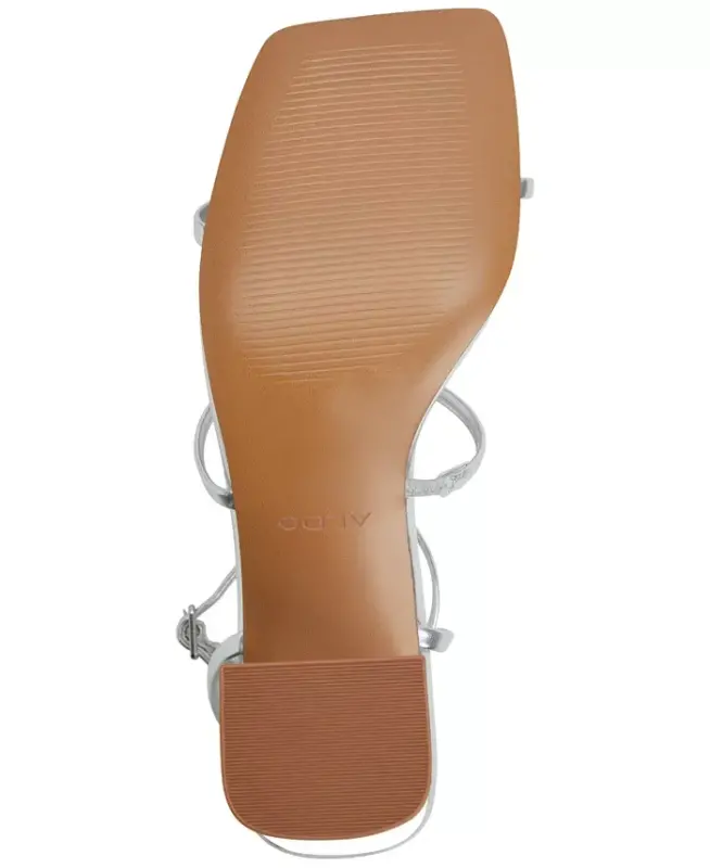 Women's Kaeli Strappy Dress Sandals - Silver - 5