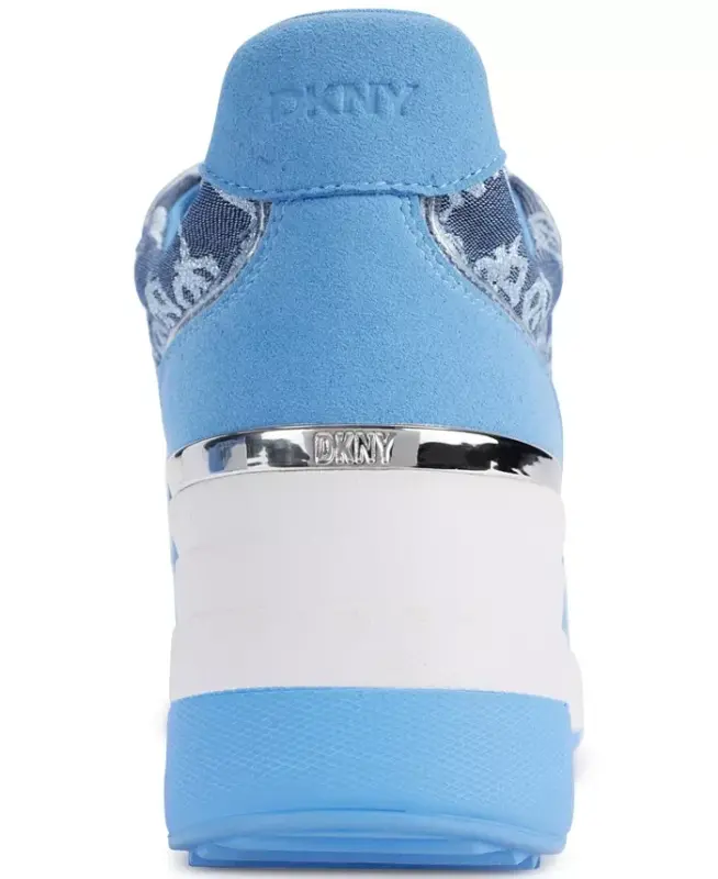 Women's Kamay Lace-Up Wedge Sneakers - Cornflower - 3