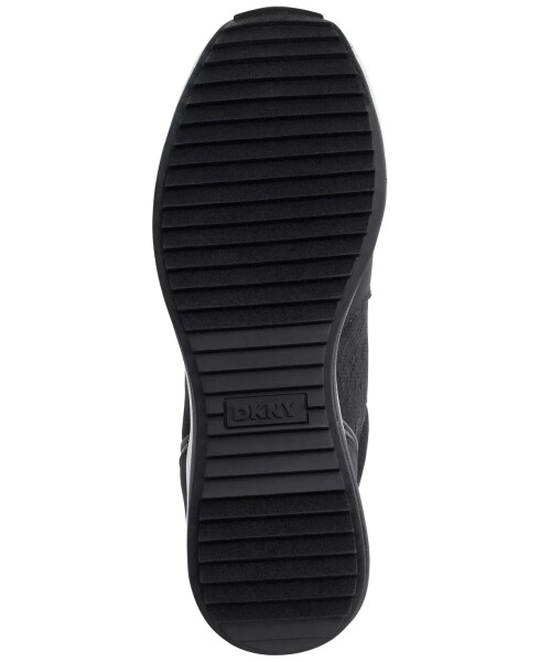 Women's Kamay Lace-Up Wedge Sneakers-Black - 5