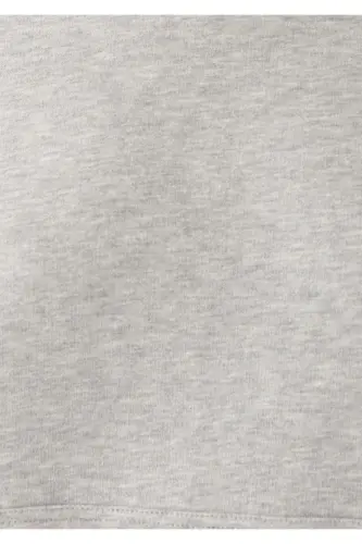 Kadın Kapüşonlu Gri Basic Sweatshirt 167299-82816 - Gri-82816 - 6