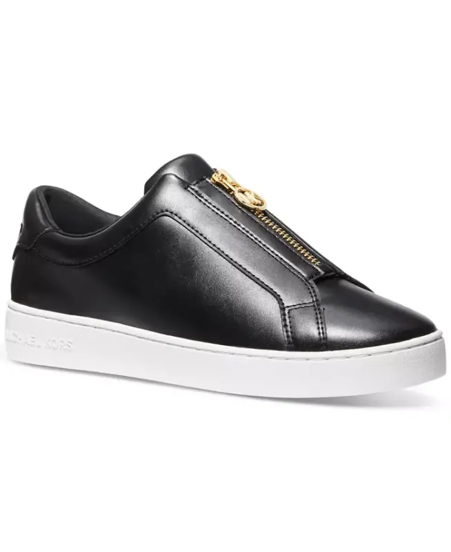 Women's Keaton Zip Slip-On Sneakers - Black - 1