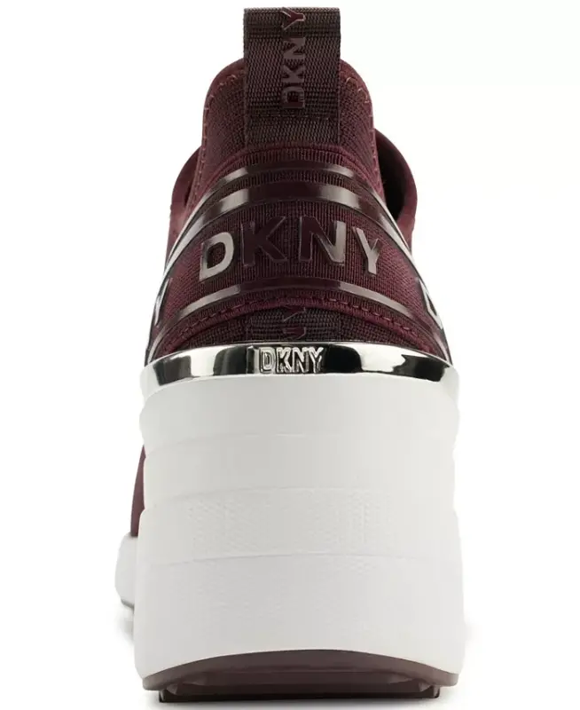 Women's Keeva Wedge Sneakers - Wine - 3
