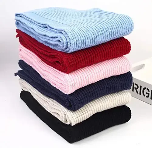 Women Winter 3 in 1 Hooded Hat Scarf Wrap Shawl Crochet Knit Pullover Neckwarmer - 7