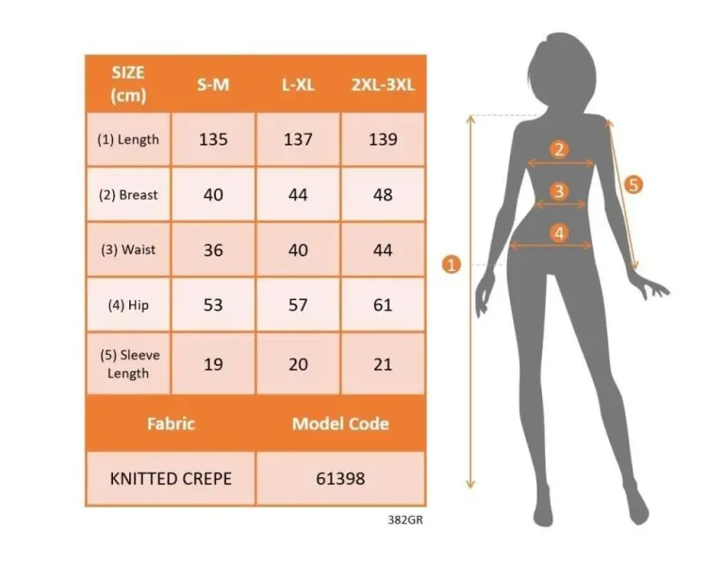 Kadın Kısa Kollu Bisiklet Yaka Puantiyeli Maksi örme Krep Elbise - 3