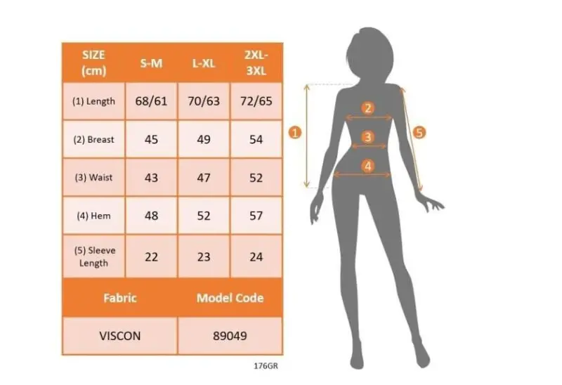 Kadın Kısa Kollu Bisiklet Yaka Viskon Bluz - 6