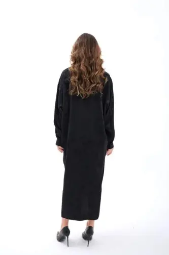 Kadın Kısa Kollu Bisiklet Yaka Viskon Bluz - 5