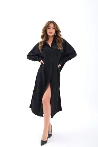 Kadın Kısa Kollu Bisiklet Yaka Viskon Bluz - BÜYÜKBEDENIZ (1)