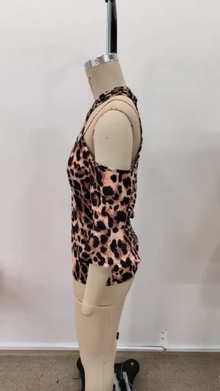 Kadın Kısa Kollu Omuzlardan Açık ön çapraz Detaylı Süprem Bluz - 7