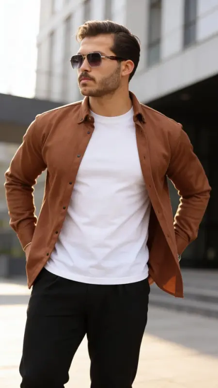 Kadın Kısa Kollu V Yakalı Iki Iplik Bluz Ve Pantolon Ikili Takım - 3