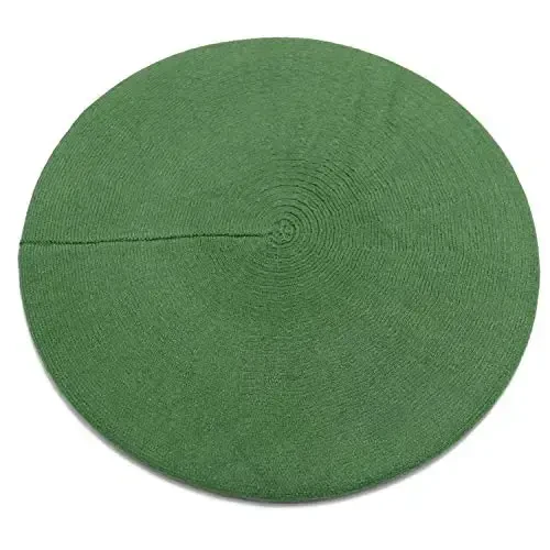 Sydbecs Beret Hats for Women Girls, Reversible French Berets Hat Solid Color Style - 2