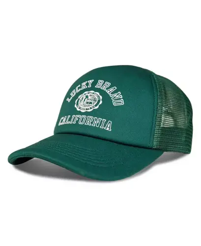 Women's Collegiate Trucker Hat - Green - 1