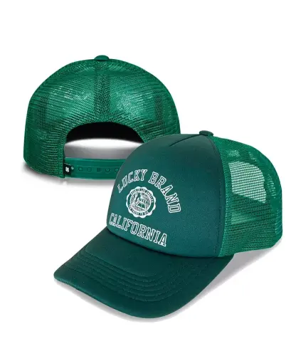 Women's Collegiate Trucker Hat - Green - 5