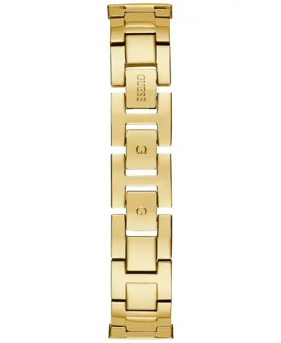 Women's Crystal Beaded Gold-Tone Stainless Steel Bracelet Watch 30mm - Gold-tone - 5