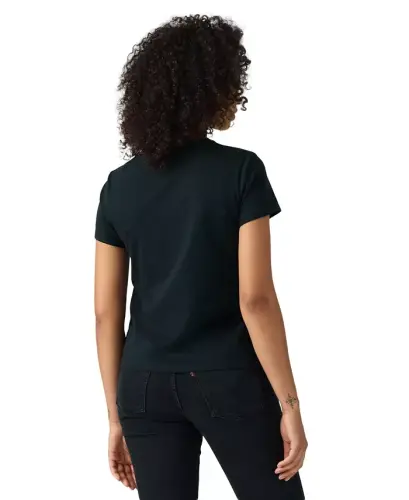 Women's Perfect Graphic Logo Cotton T-Shirt - Archival Silver Grid Anthracite - 3