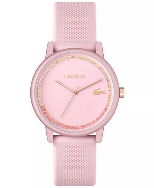 Kadın L 12.12 Go Blush Silikon Kayış Saat 36mm Pembe - 1