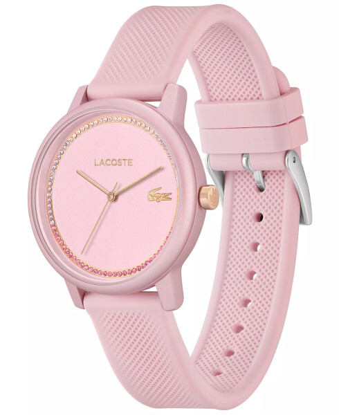 Kadın L 12.12 Go Blush Silikon Kayış Saat 36mm Pembe - 3