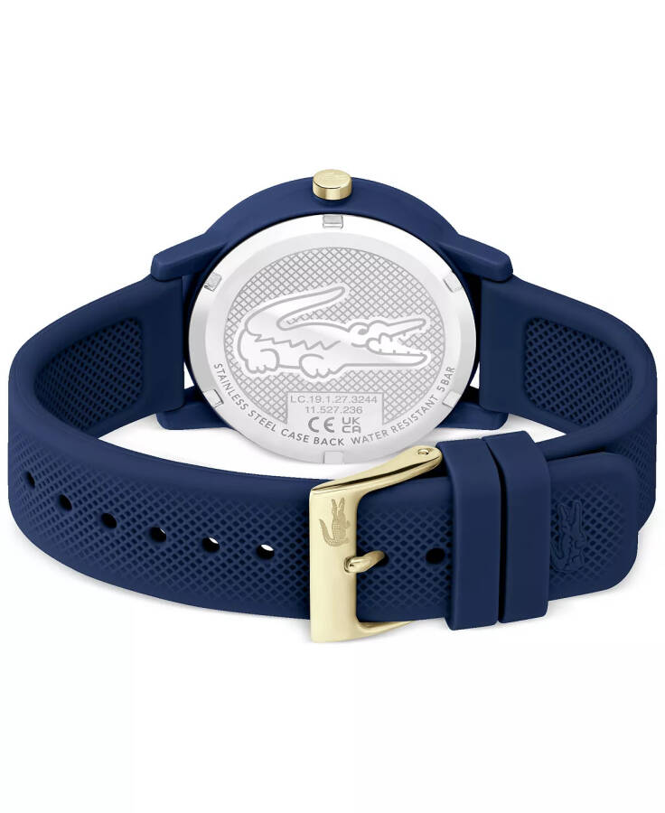 Kadın L.12.12 Navy Silikon Kordonlu Saat 36mm Navy - 3