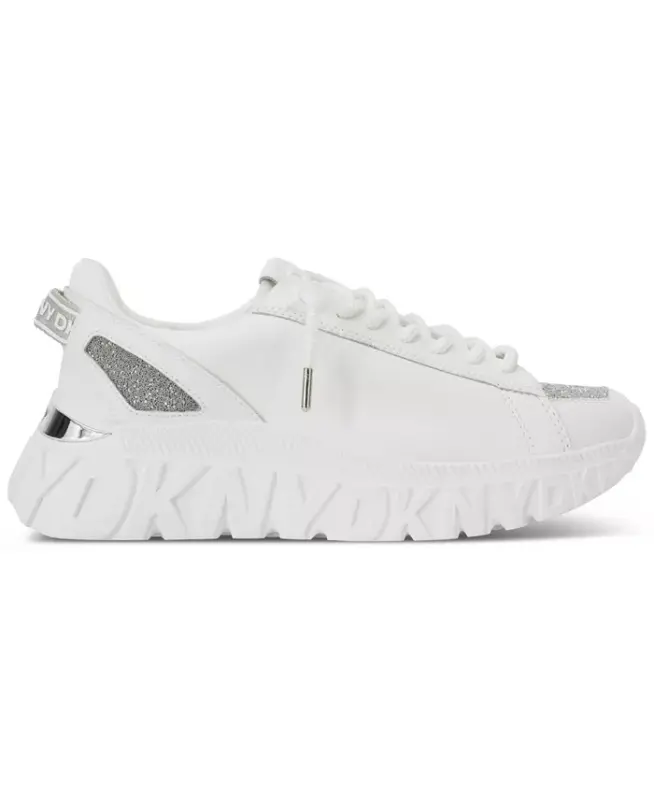 Women's LaCamp Glitter Sneakers - White - 2