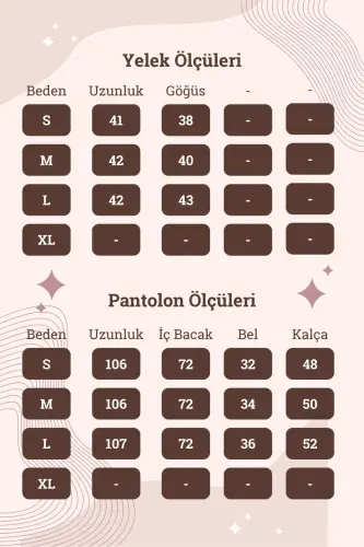 Kadın Lacivert Krep Kumaş Yelek Yüksek Bel Pantolon Takım - LACİVERT - HARMONY GLOBAL (1)