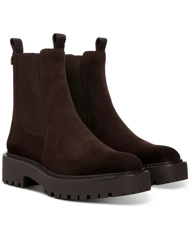 Women's Laguna Lug-Sole Chelsea Booties - SAM EDELMAN