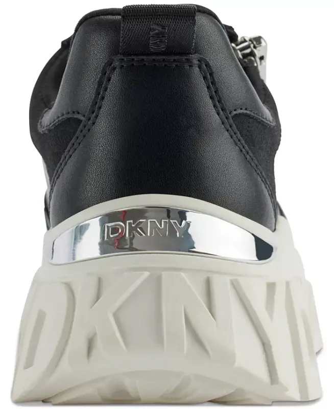 Women's Lakelyn Zip Platform Sneakers - Black - 3