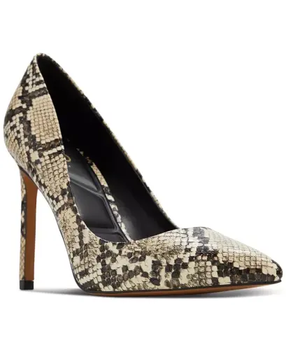Women's Lala Pointed Toe Pumps - Snake - 1