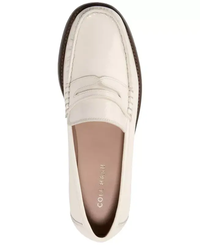 Women's Lana Lux Remastered Penny Loafers - Ivory Crinkle - 4