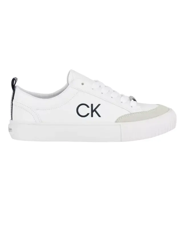 Women's Lariss Round Toe Lace-up Casual Sneakers - White Multi - Manmade and Suede - 2