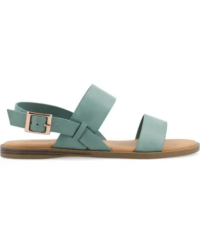 Women's Lavine Double Strap Flat Sandals - JOURNEE COLLECTION (1)