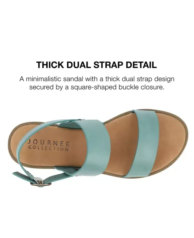Women's Lavine Double Strap Flat Sandals - 9