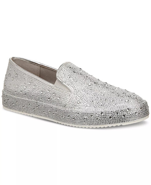 Kadın Lenna Slip-On Süslenmiş Spor Ayakkabıları, Modazone Silver Bling İçin Oluşturuldu - 1